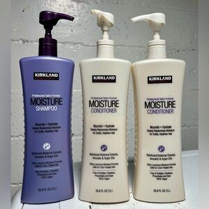 Kirkland Shampoo & Conditioner 3 bottles
